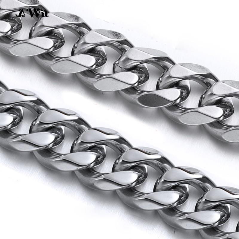 Cuban Link Chain 12Mm - Cuban Link Chain Stainless Steel Necklace