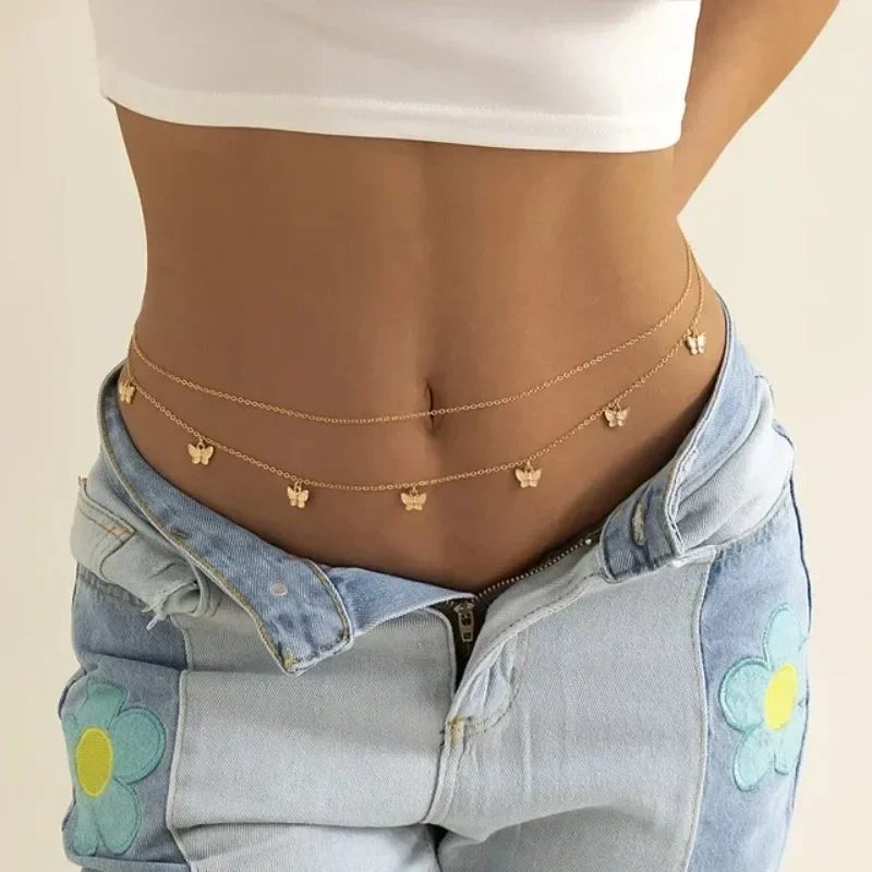 Body Jewelry - New Charm Sexy Double Layer Butterfly