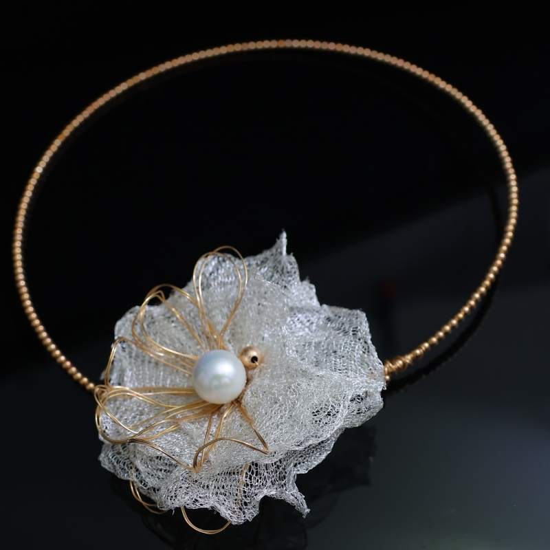 Pearl Choker Necklace Vintage - SGARIT Fashion Women Vintage K Gold
