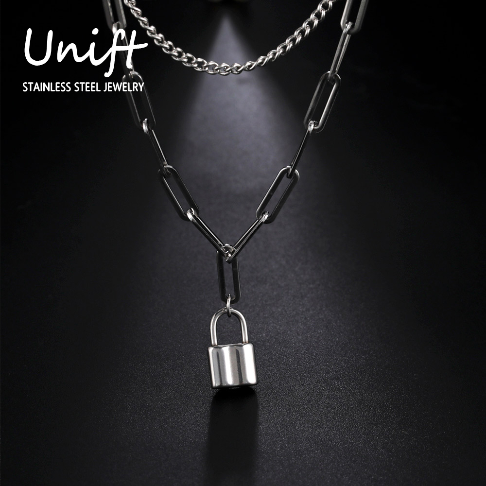 Layered Pendant Necklace Aesthetic - Unift Thẩm Mỹ Khóa Dây Chuyền