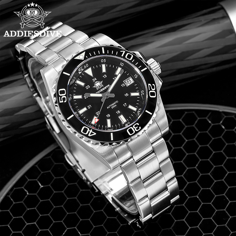 Watch Accessories - ADDIESDIVE Men's Watch 8215 Mechanical Sapphire