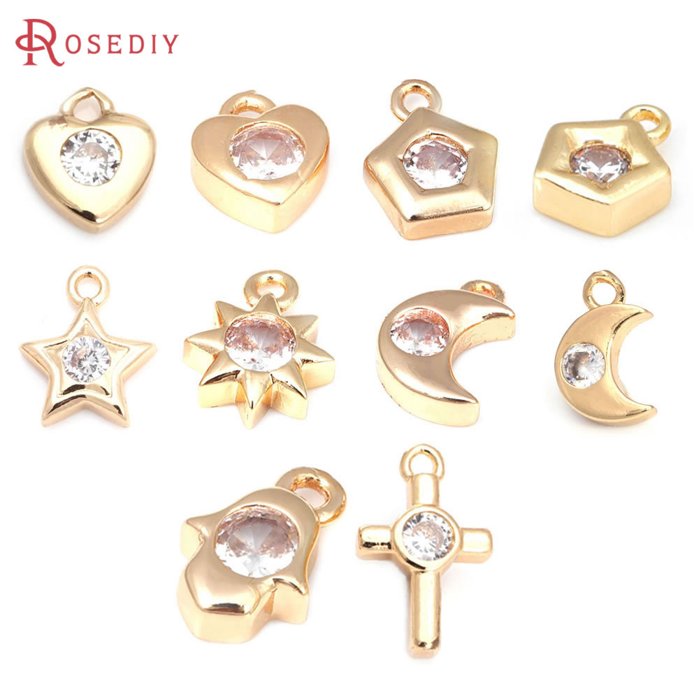 Cross Pendant Necklace Gold - Chất Lượng Cao Vàng Champagne Màu