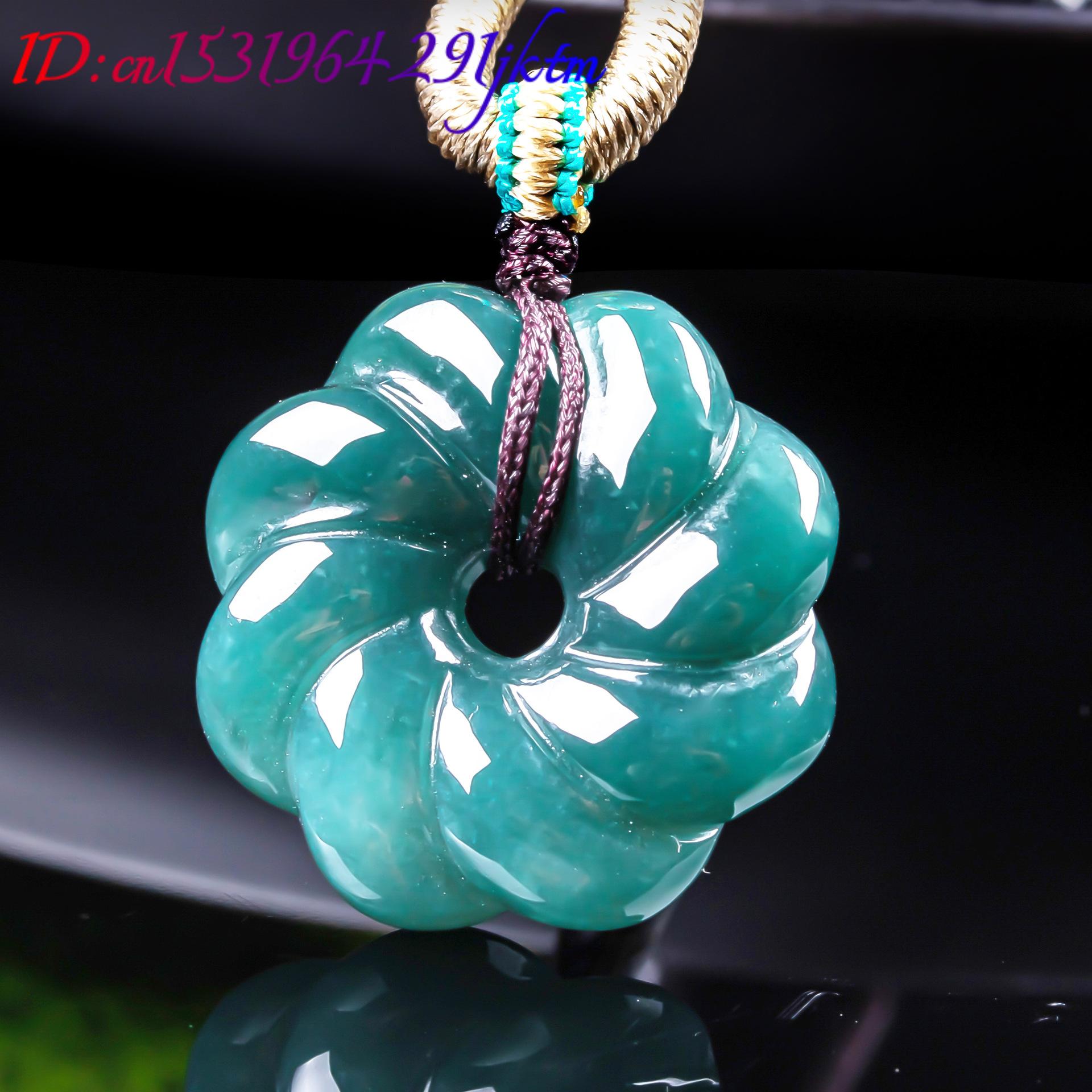 Natural Burmese Jadeite Flower - đánh giá và giá Necklaces