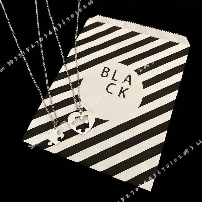 2Pcs Set Simple Puzzle Heart M - đánh giá và giá Magnetic Couple Matching Necklaces