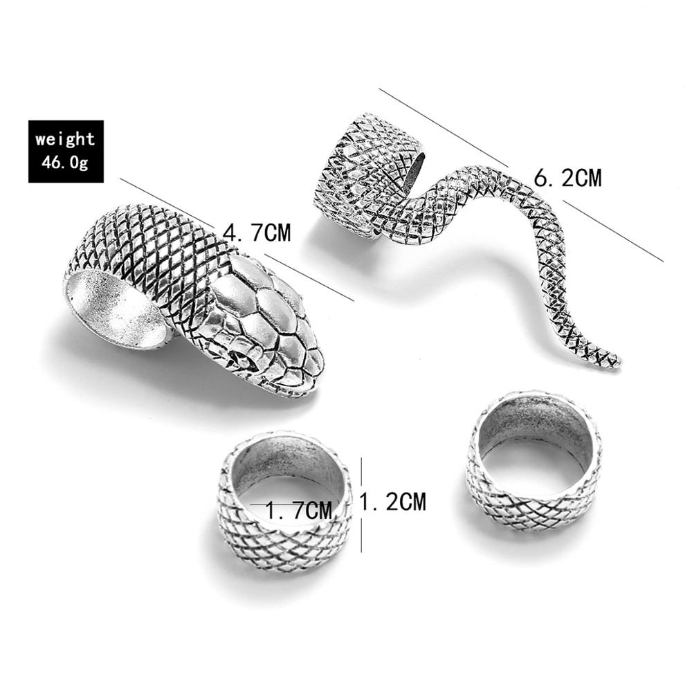 KMVEXO 4 Cái/bộ Gothic Phong C - đánh giá và giá Vintage Punk Knuckle Rings Set