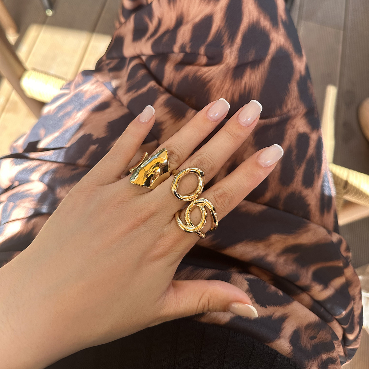 DIEZI 3pcs/set New Punk Fashio - đánh giá và giá Vintage Punk Knuckle Rings Set