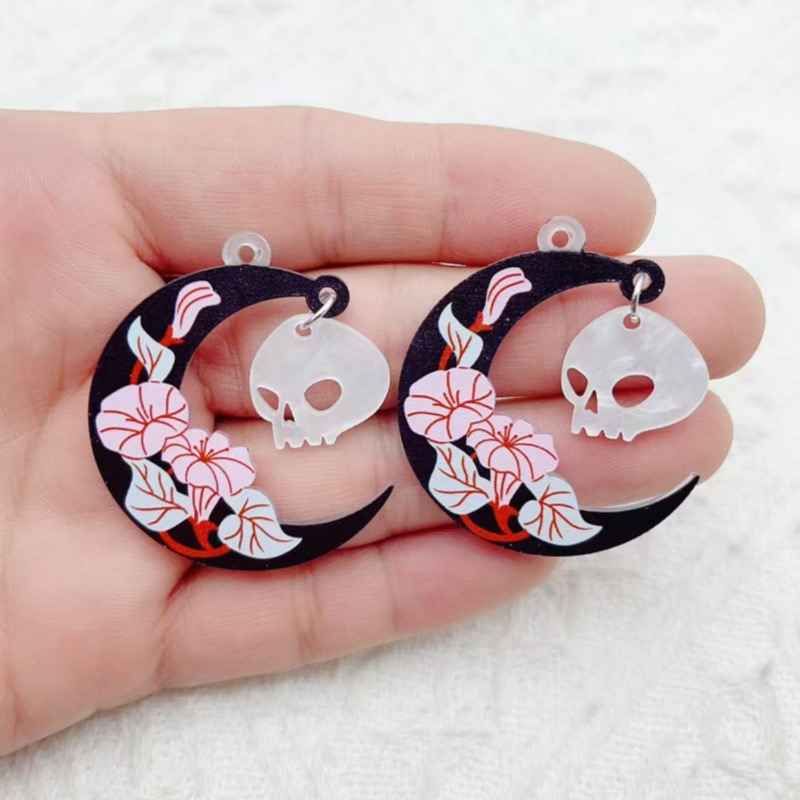 10pcs Halloween Acrylic Ghost  - đánh giá và giá Earrings