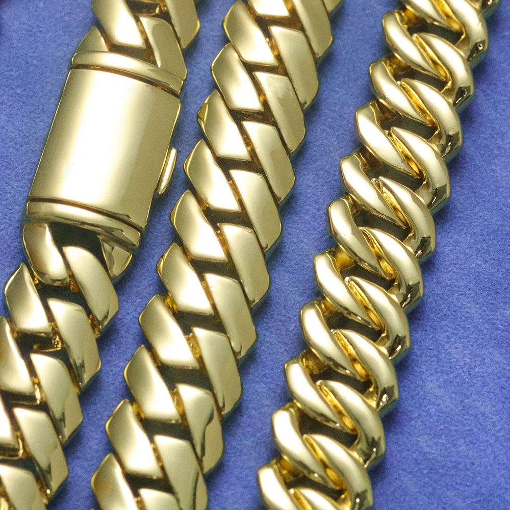 ESKEEM High Polished Monaco Ch - đánh giá và giá Cuban Link Chain 12Mm