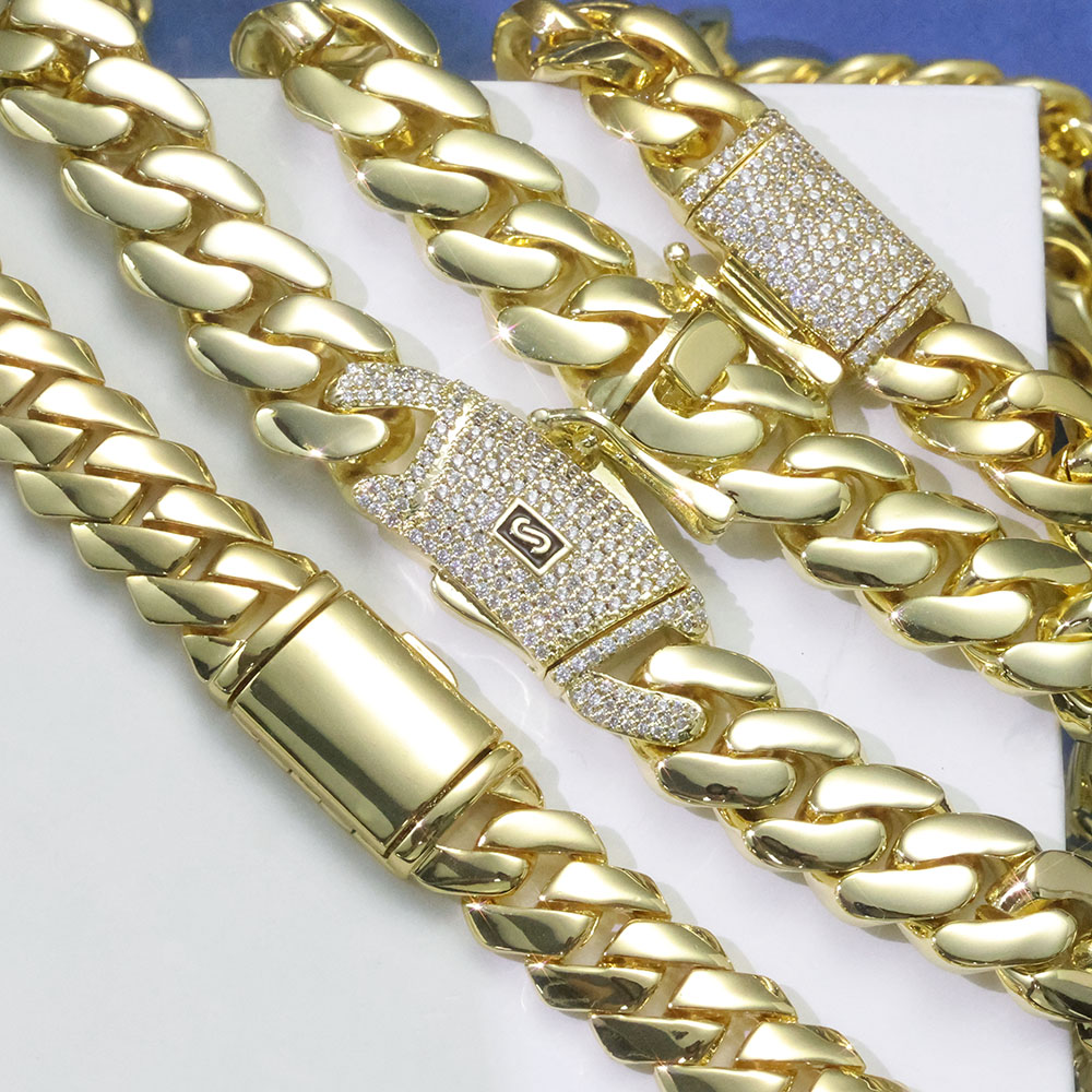 ESKEEM High Polished Monaco Ch - đánh giá và giá Cuban Link Chain 12Mm