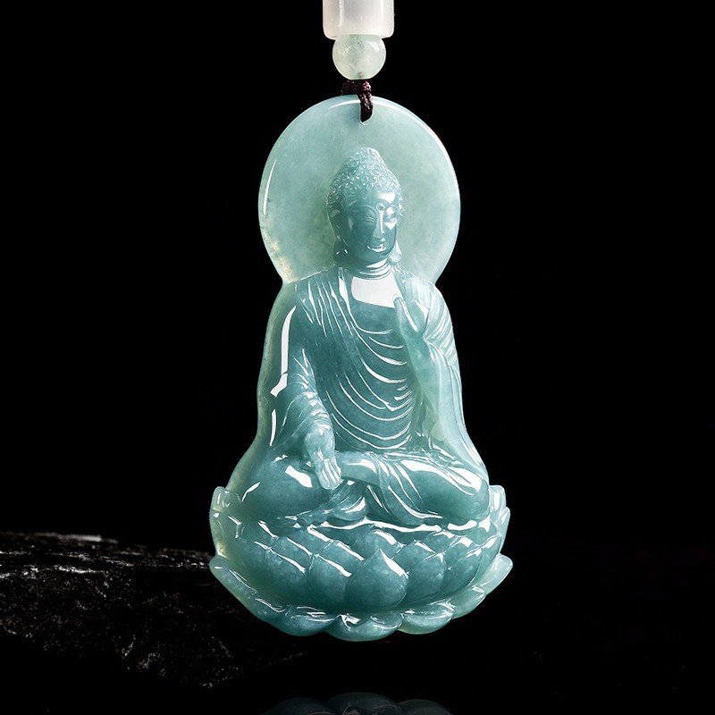 Natural Burmese Jadeite Buddha - đánh giá và giá Necklaces