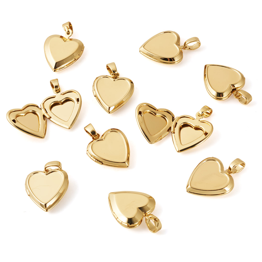 10pcs Heart Photo Locket Penda - đánh giá và giá Heart Locket Necklace Photo