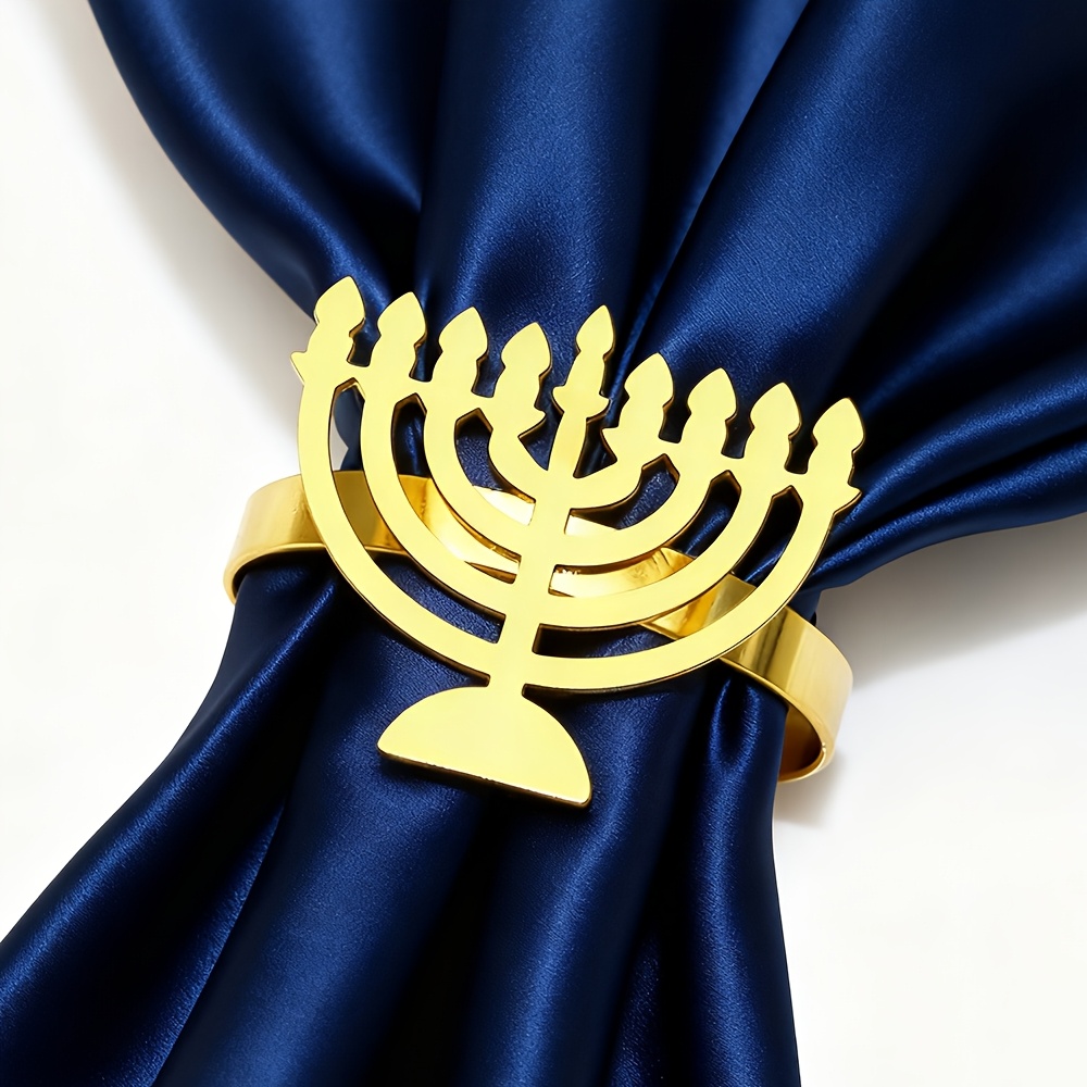 6Pcs Hanukkah Menorah Napkin R - đánh giá và giá Rings