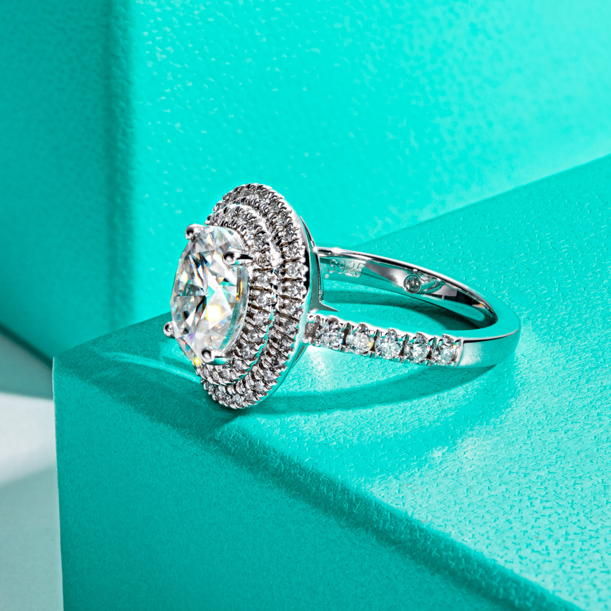 AnuJewel 3ct Oval Cut Moissani - đánh giá và giá Moissanite Engagement Ring 1 Carat
