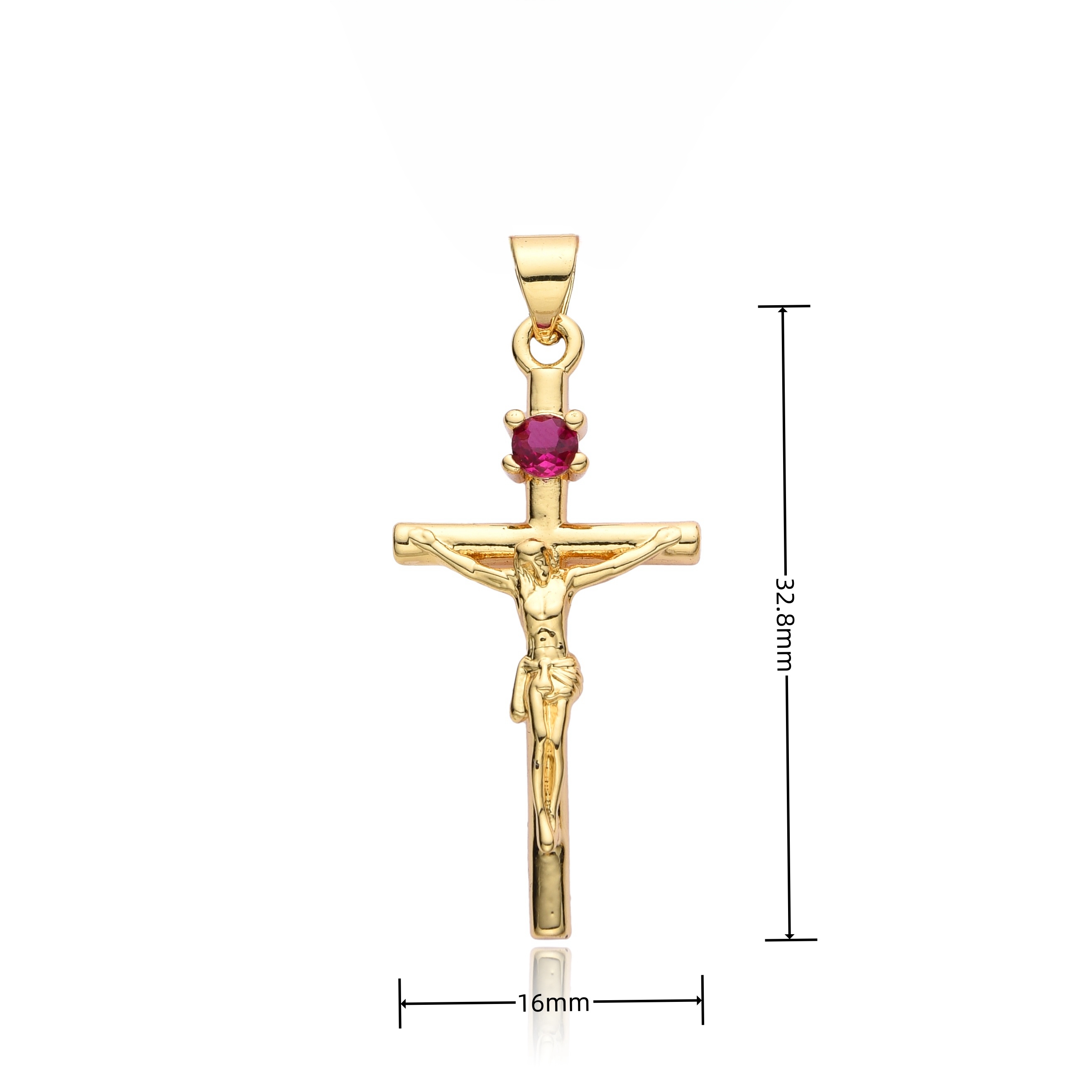Fashion Micro-inlaid Zircon Cr - đánh giá và giá Cross Pendant Necklace Gold