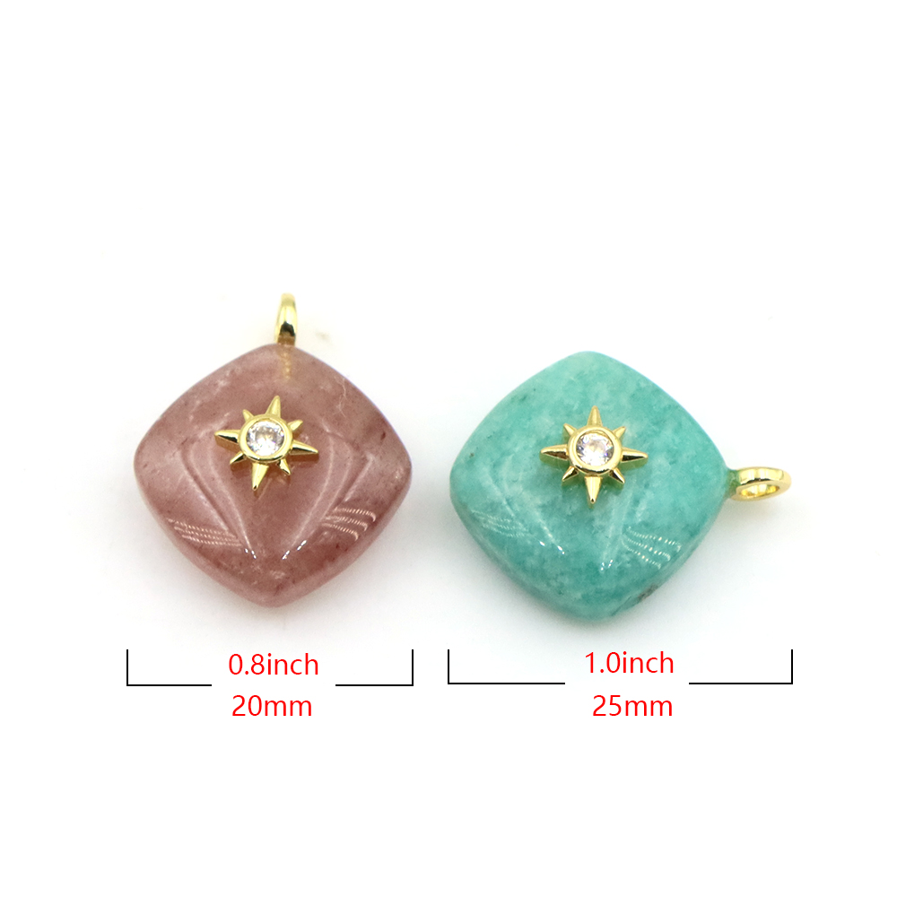 Geometric Shape Crystal Natura - đánh giá và giá Crystal Pendant Necklace Natural Stone