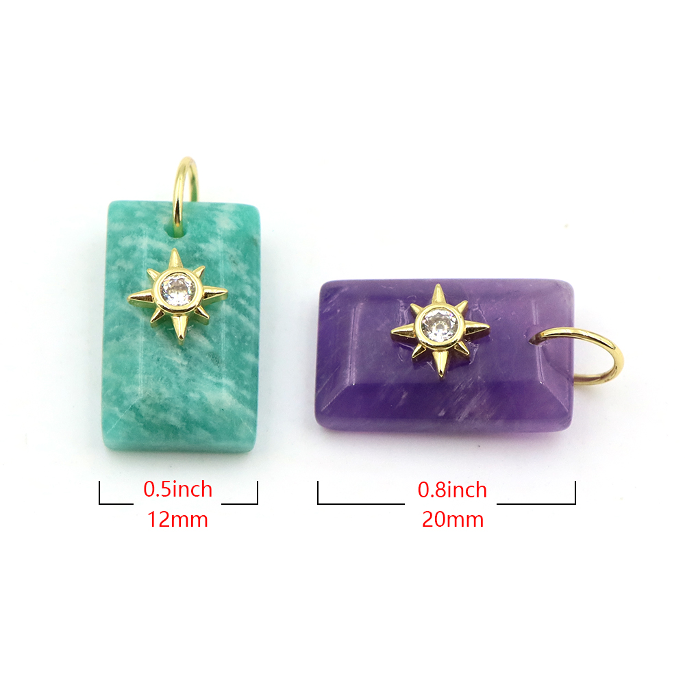 Geometric Shape Crystal Natura - đánh giá và giá Crystal Pendant Necklace Natural Stone