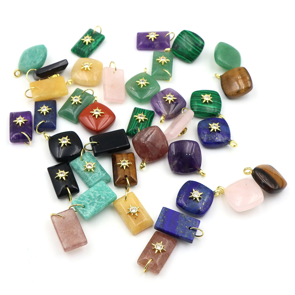 Geometric Shape Crystal Natura - đánh giá và giá Crystal Pendant Necklace Natural Stone