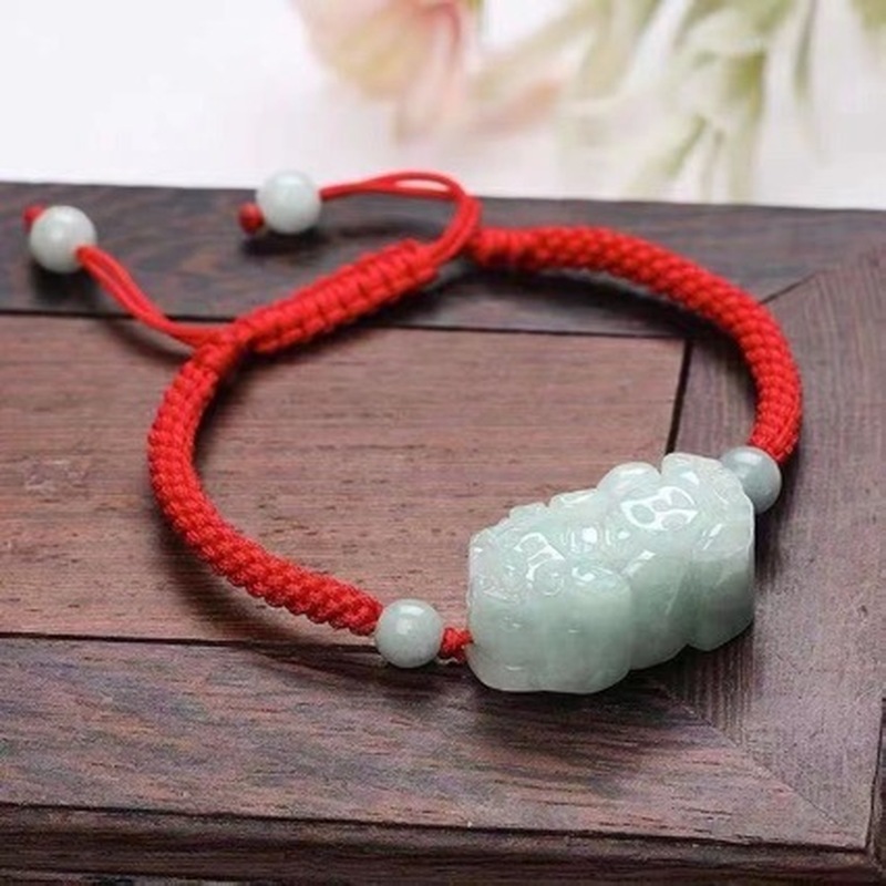 Natural Jadeite A-grade Pixiu  - đánh giá và giá Bracelets