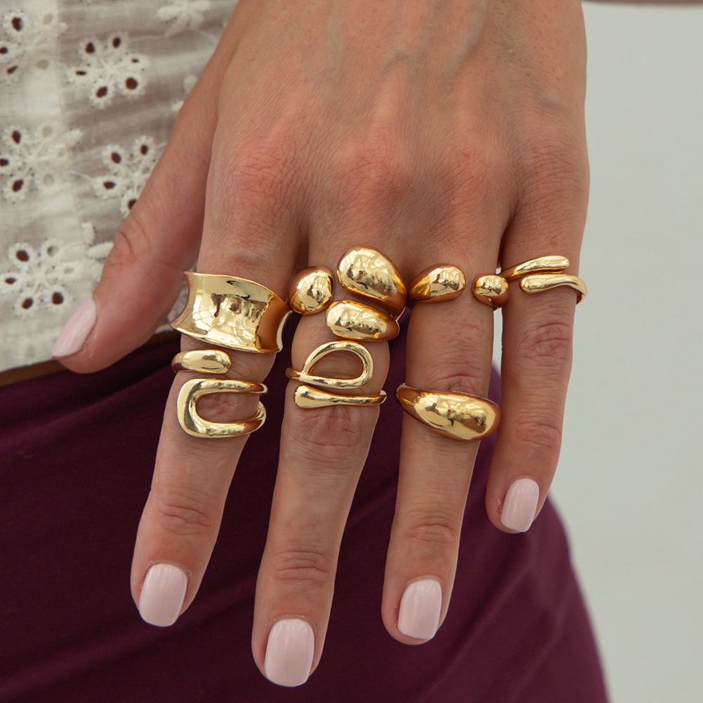 DIEZI One Set Fashion Hollow G - đánh giá và giá Vintage Punk Knuckle Rings Set