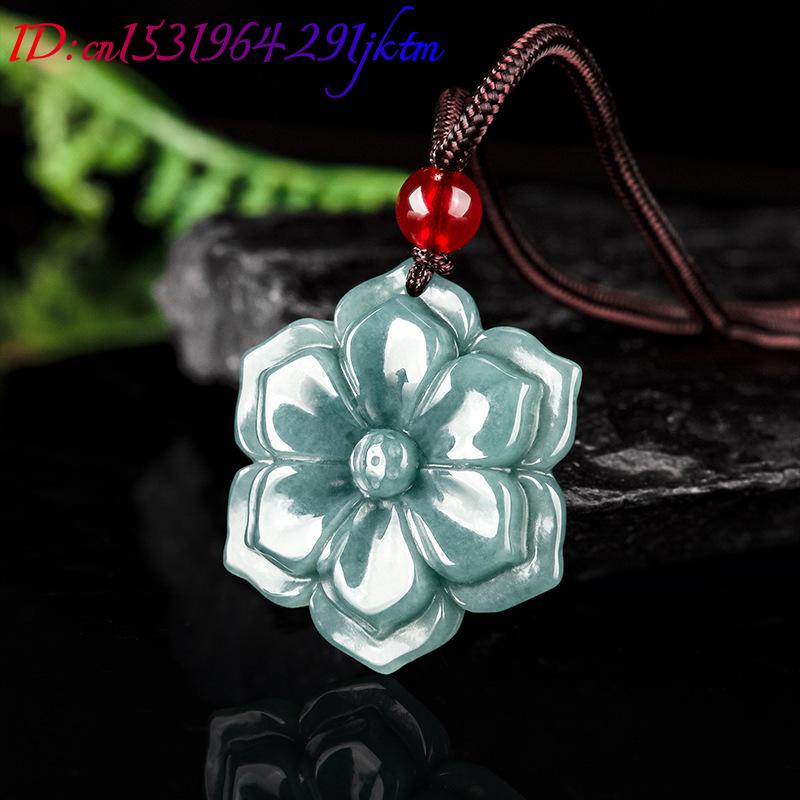 Burmese Jadeite Flower Pendant - đánh giá và giá Necklaces