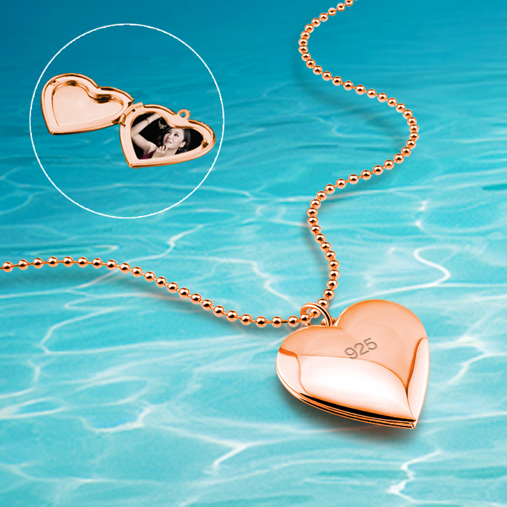 Tình Yêu Vĩnh Cửu Tim Choker N - đánh giá và giá Heart Locket Necklace Photo