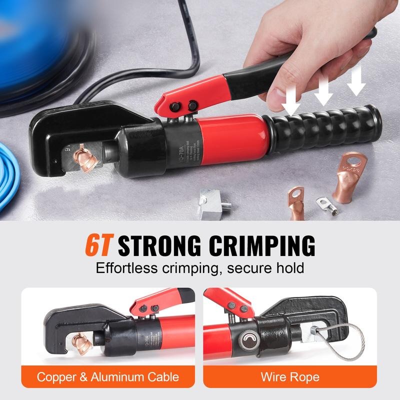 Hydraulic Crimping Tool with 9 - đánh giá và giá Rings