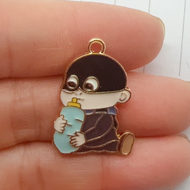 10pcs alloy drip oil cartoon p - đánh giá và giá Earrings