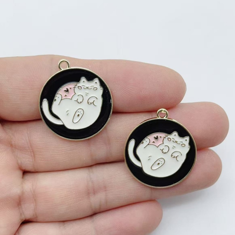 10Pcs Cartoon Cat Paw Heart Sh - đánh giá và giá Earrings