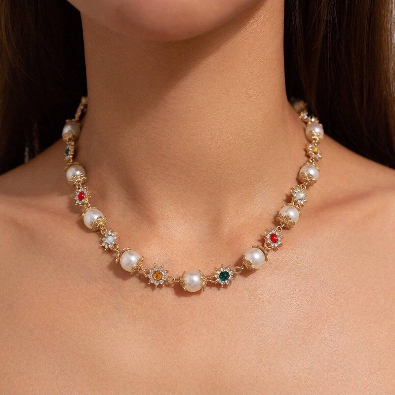 Ingemark Vintage Pearl Choker  - đánh giá và giá Pearl Choker Necklace Vintage
