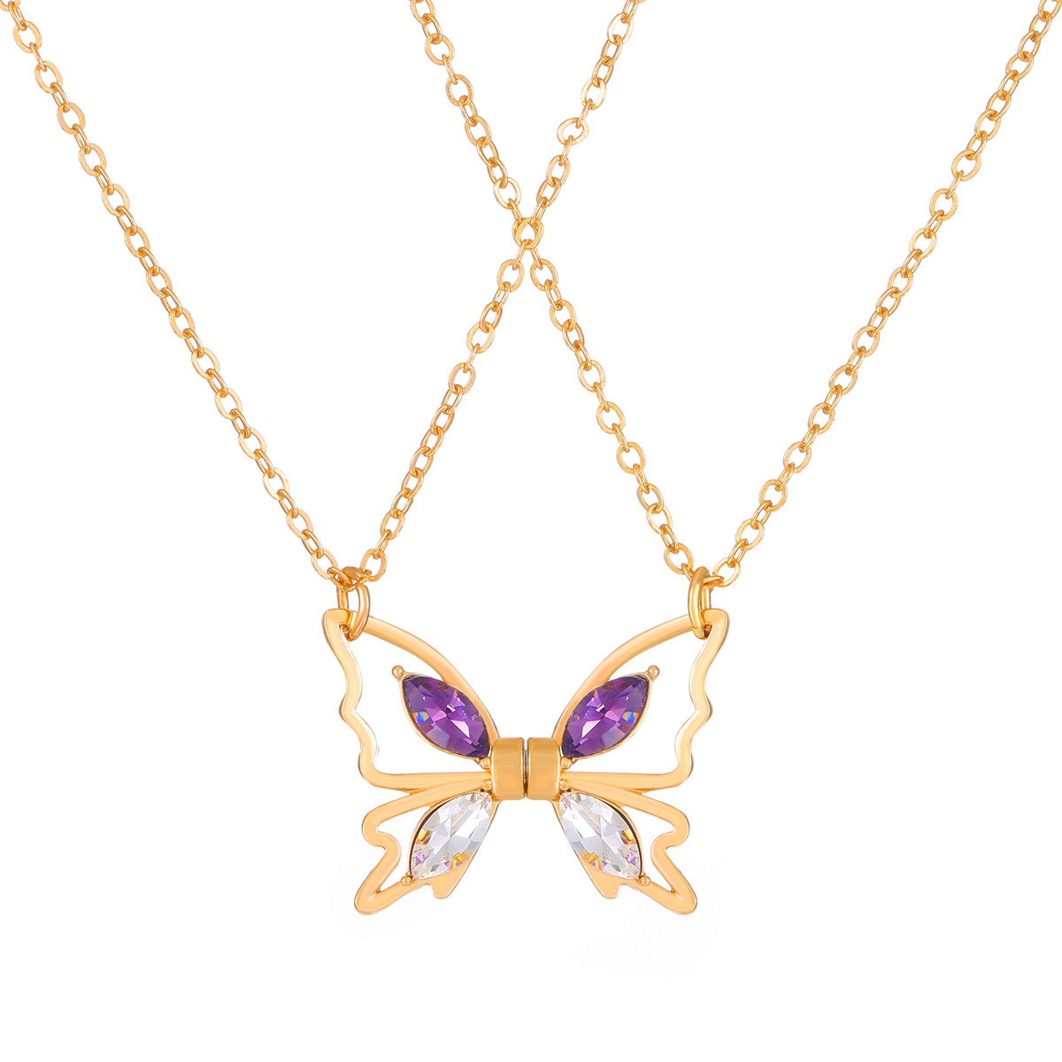 Lover BFF Magnetic Butterfly N - đánh giá và giá Magnetic Couple Matching Necklaces