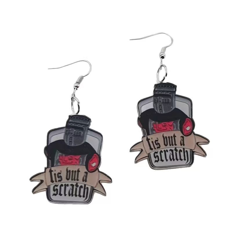 10PCS acrylic black and white  - đánh giá và giá Earrings