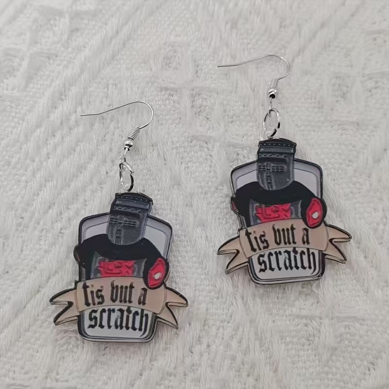 10PCS acrylic black and white  - đánh giá và giá Earrings