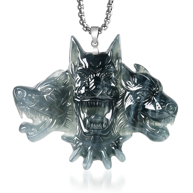 S925 Silver Natural Jade Cerbe - đánh giá và giá Necklaces