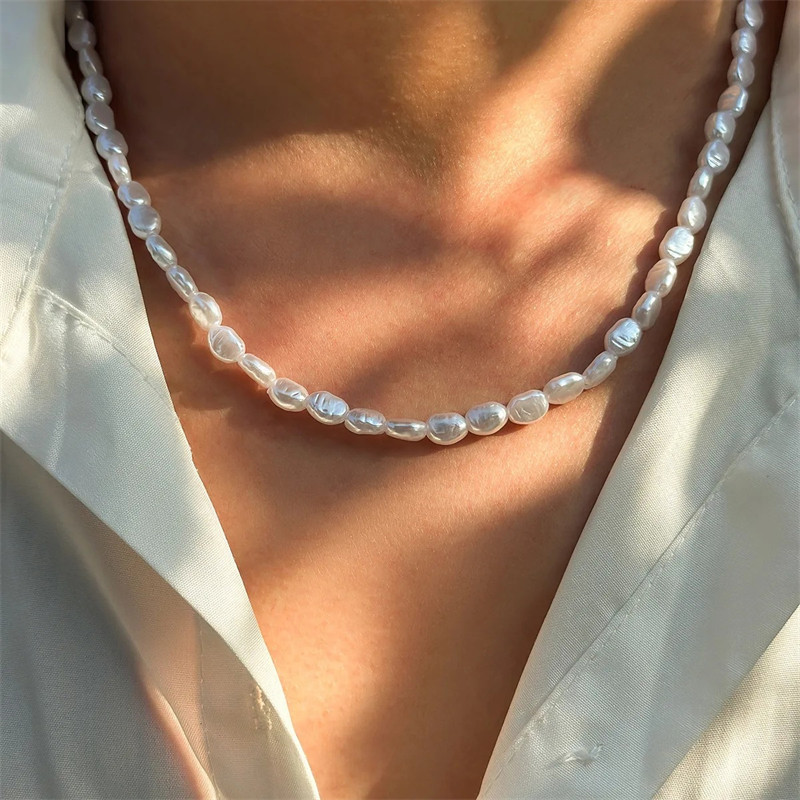 Fashion Simple Imitation Pearl - đánh giá và giá Pearl Choker Necklace Vintage