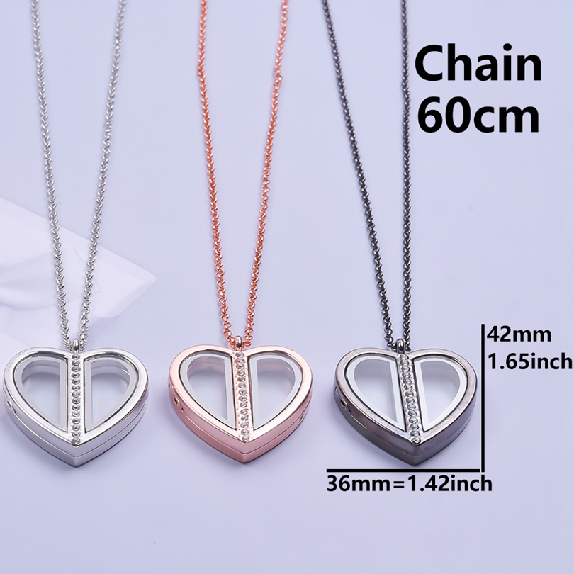 Nam Châm Trái Tim Mề Đay Vòng  - đánh giá và giá Heart Locket Necklace Photo