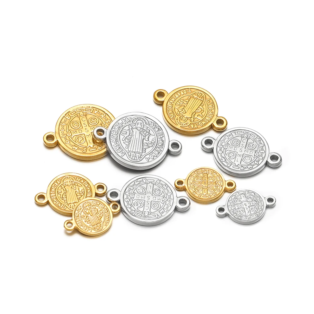 5pcs Stainless Steel Jesus Cro - đánh giá và giá Cross Pendant Necklace Gold