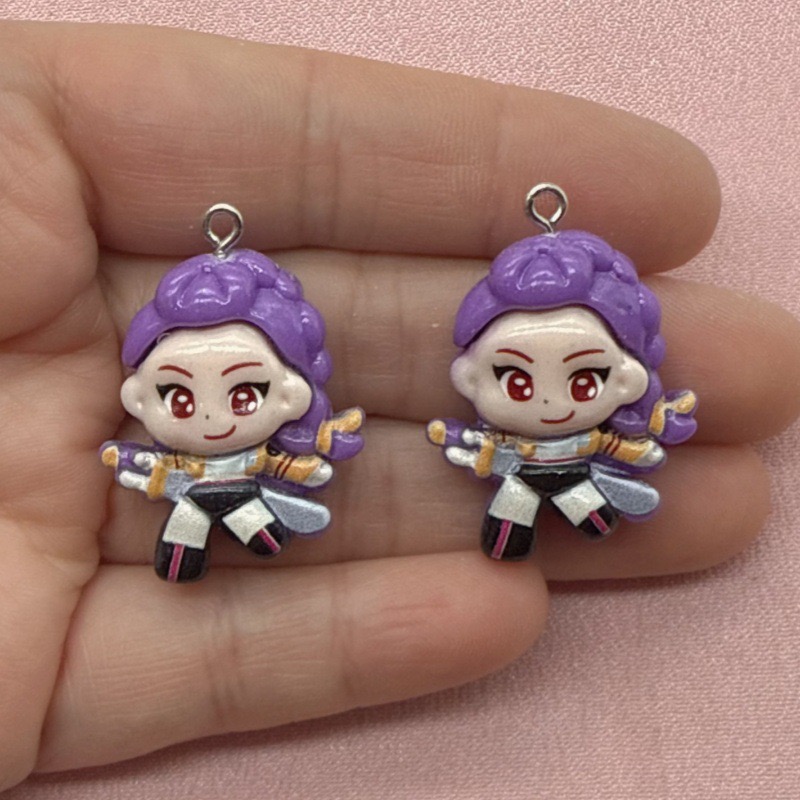 10pcs resin cartoon pendant, D - đánh giá và giá Earrings
