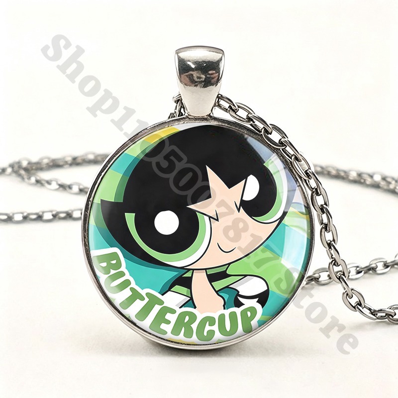 Kawaii The Powerpuffs Girls Cu - đánh giá và giá Anime Pendant Necklace