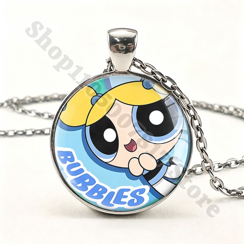 Kawaii The Powerpuffs Girls Cu - đánh giá và giá Anime Pendant Necklace