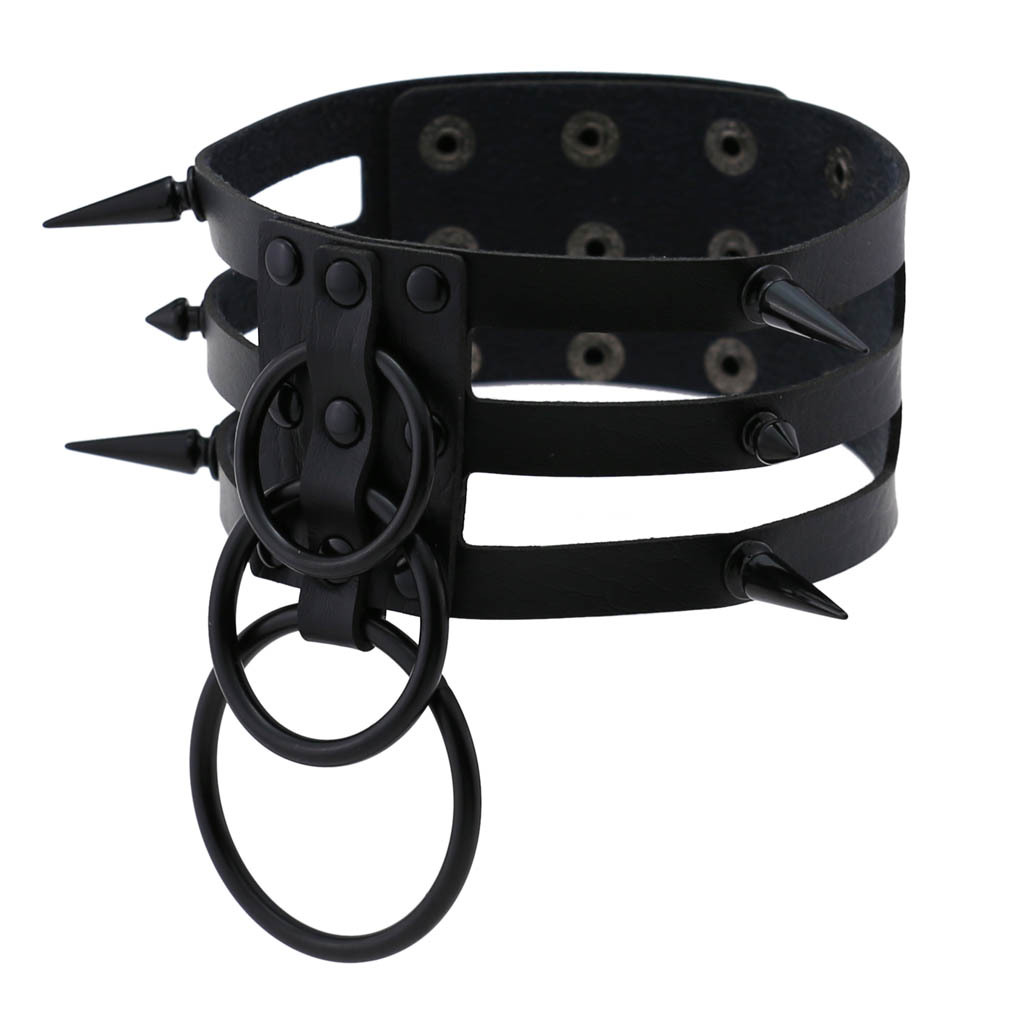 Thời Trang Nam Nữ Đen Đinh Tán - đánh giá và giá Goth Punk Spike Choker
