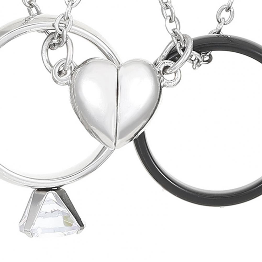 Ring Pendant Necklace Love Mag - đánh giá và giá Magnetic Couple Matching Necklaces