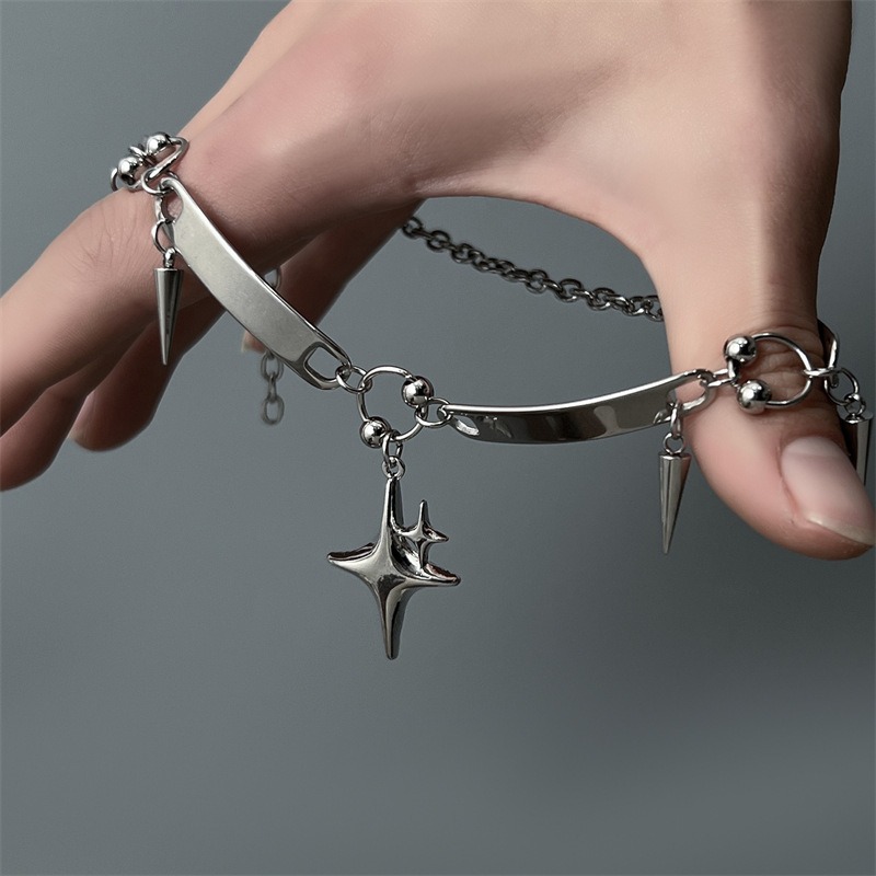 Hiphop Stainless Steel Punk St - đánh giá và giá Goth Punk Spike Choker