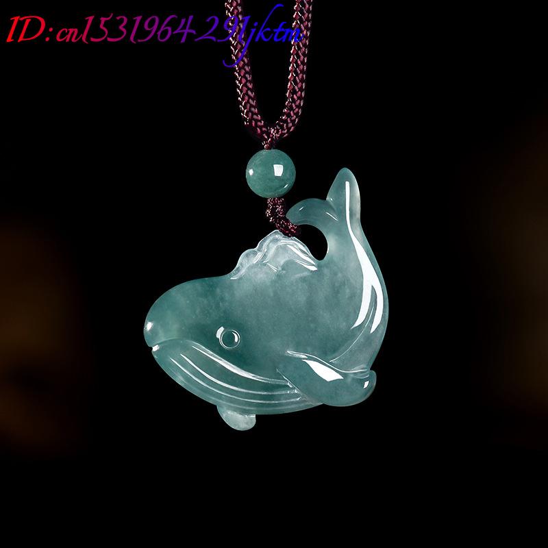 Natural Burmese Jadeite Whale  - đánh giá và giá Necklaces