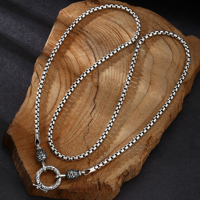 OUYADI 925 Sterling Silver Ret - đánh giá và giá 925 Sterling Silver Chain Necklace Men