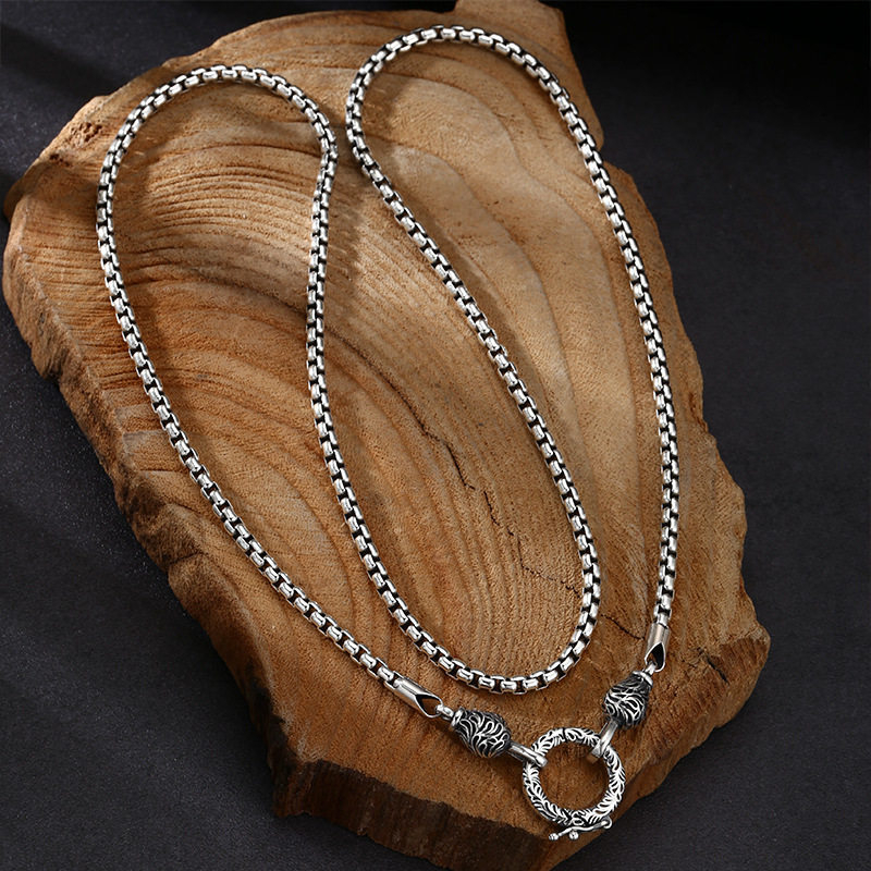 OUYADI 925 Sterling Silver Ret - đánh giá và giá 925 Sterling Silver Chain Necklace Men