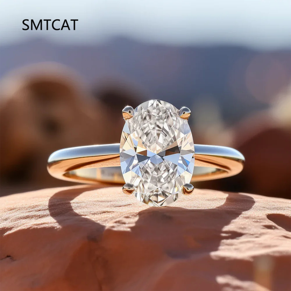 1/2/3 Carat Oval Cut Moissanit - đánh giá và giá Moissanite Engagement Ring 1 Carat