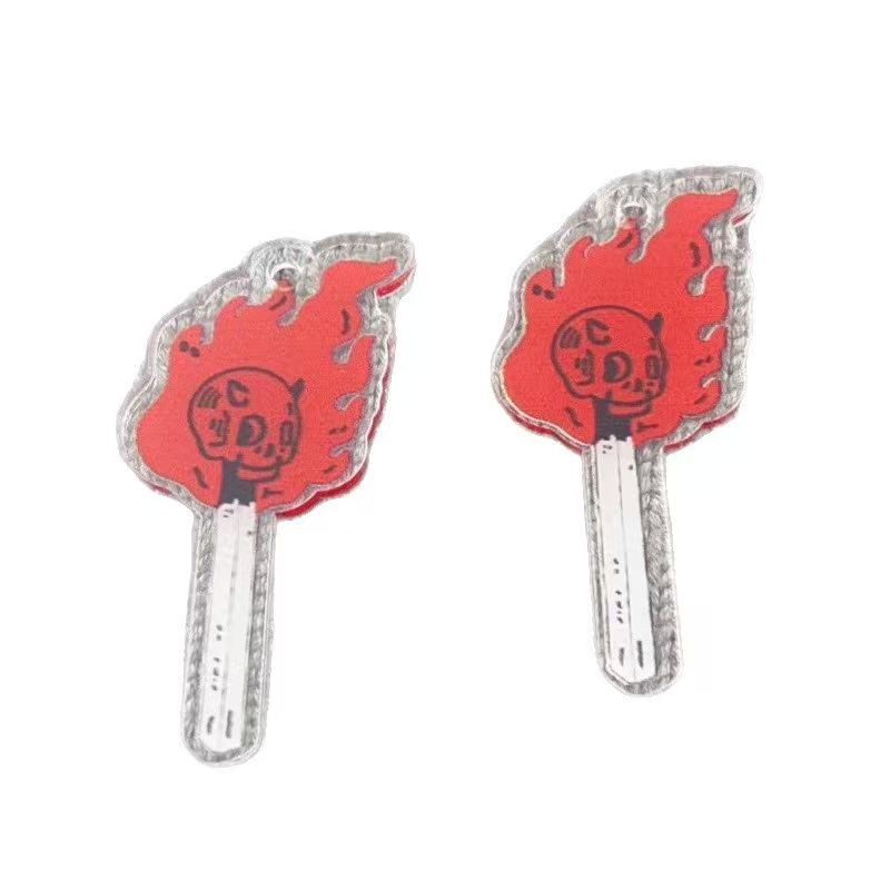10pcs acrylic skull pendant, D - đánh giá và giá Earrings
