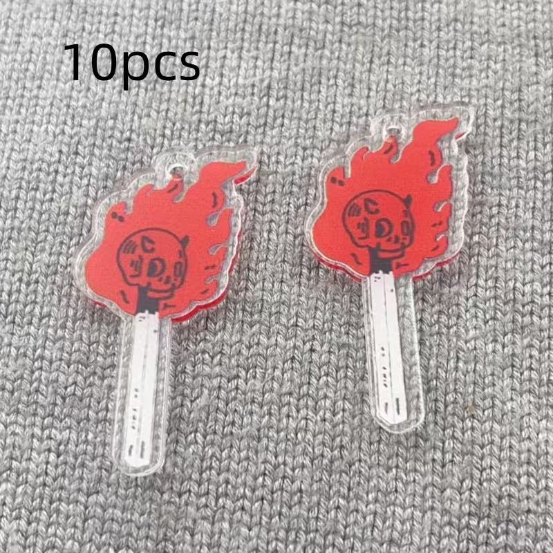 10pcs acrylic skull pendant, D - đánh giá và giá Earrings