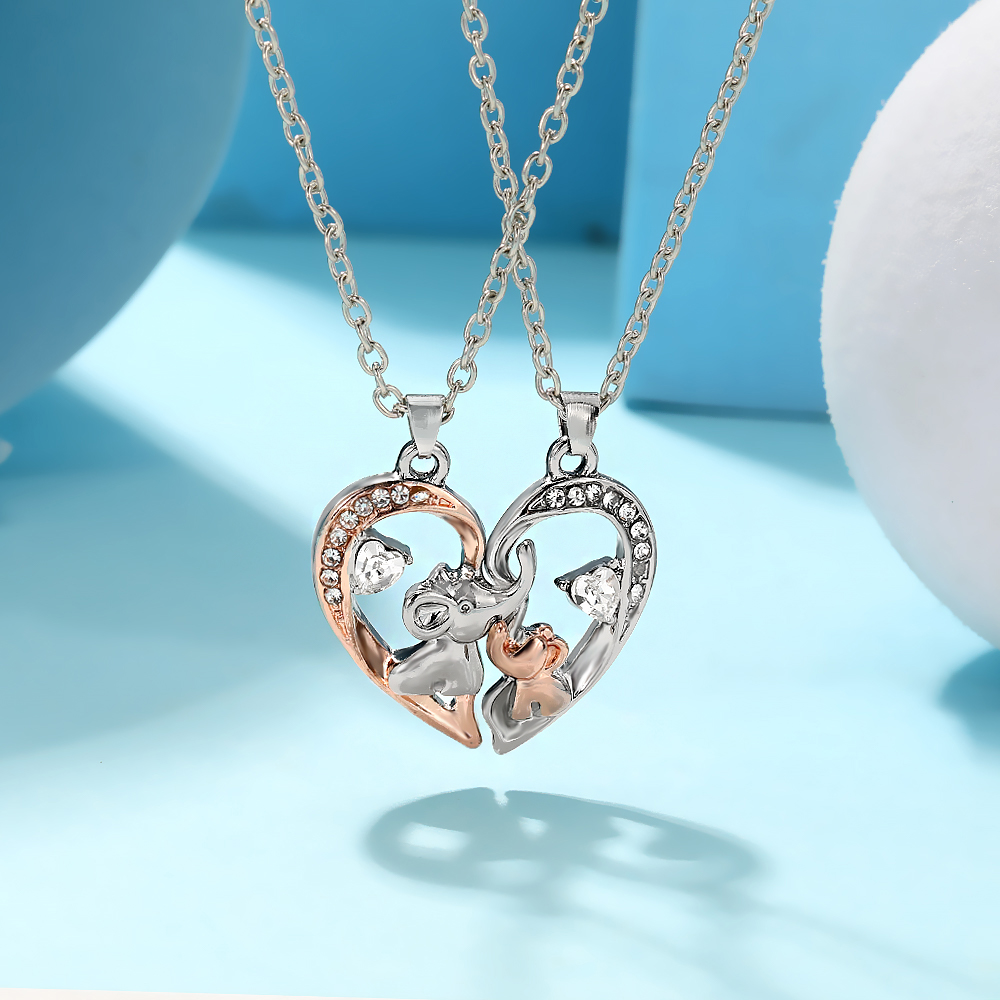 2Pcs Magnetic Matching Heart E - đánh giá và giá Magnetic Couple Matching Necklaces