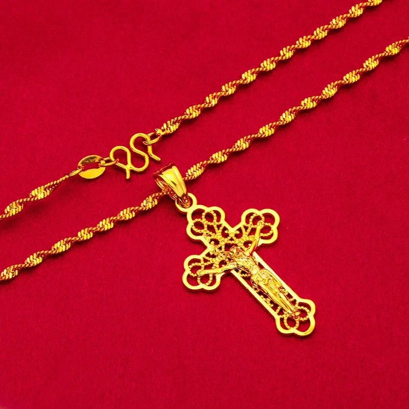 Briex Jewelry Ins Vintage Gold - đánh giá và giá Cross Pendant Necklace Gold